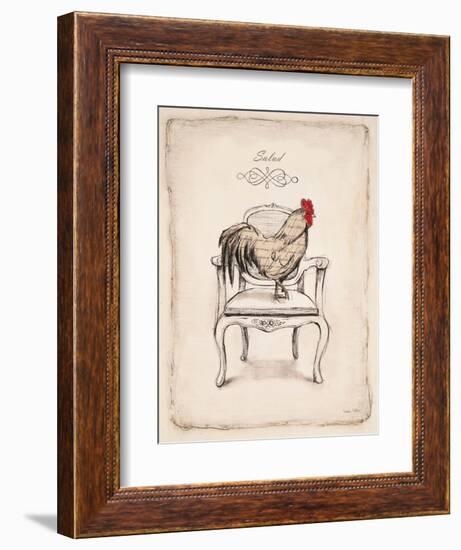 Salud Chick-Emily Adams-Framed Art Print