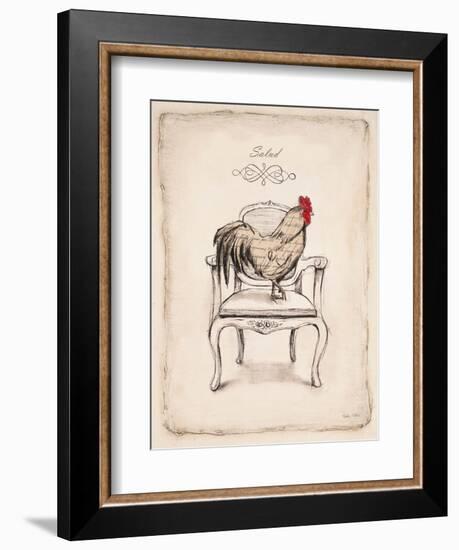 Salud Chick-Emily Adams-Framed Art Print