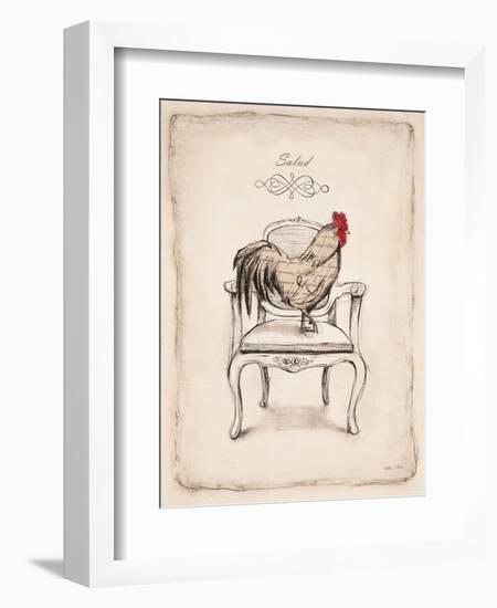 Salud Chick-Emily Adams-Framed Art Print