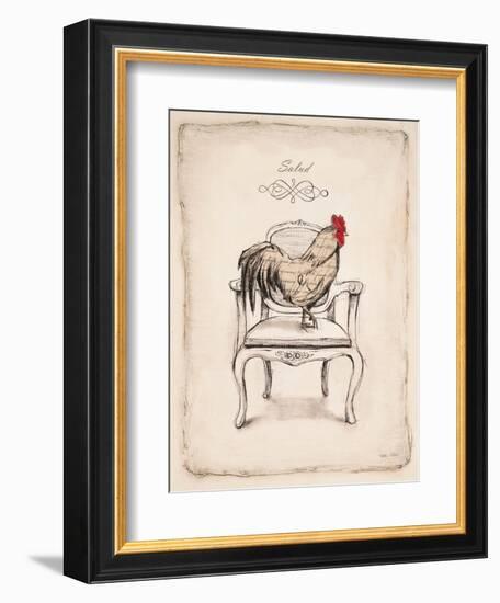 Salud Chick-Emily Adams-Framed Art Print