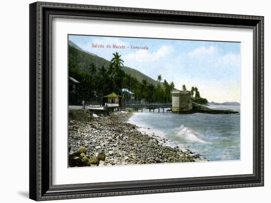 Saludo De Macuto, Venezuela, 1909-null-Framed Giclee Print