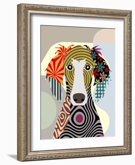 Saluki-Lanre Adefioye-Framed Giclee Print