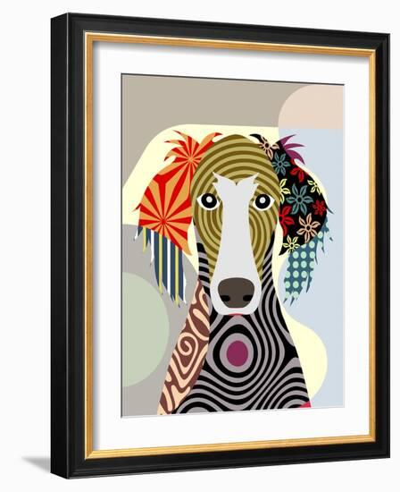 Saluki-Lanre Adefioye-Framed Giclee Print