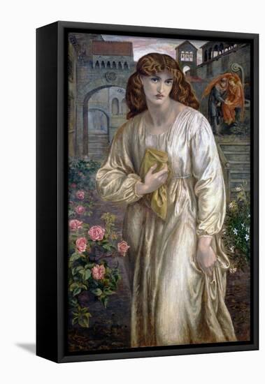 Salutation of Beatrice, 1880-1882-Dante Gabriel Rossetti-Framed Premier Image Canvas