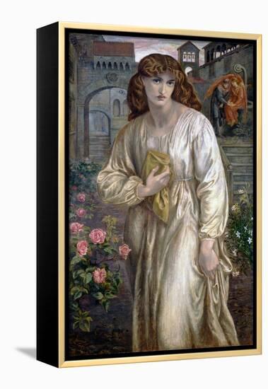 Salutation of Beatrice, 1880-1882-Dante Gabriel Rossetti-Framed Premier Image Canvas