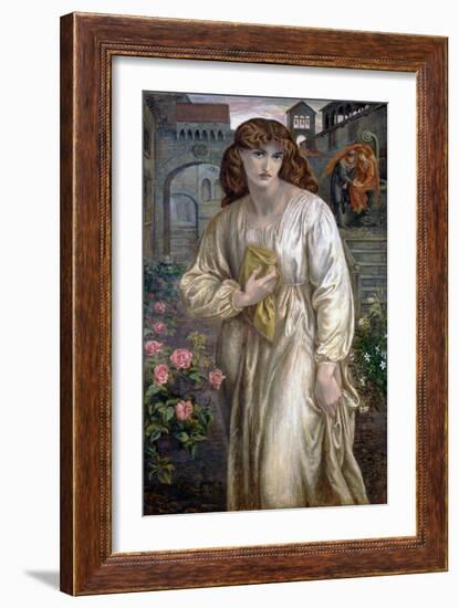 Salutation of Beatrice, 1880-1882-Dante Gabriel Rossetti-Framed Giclee Print