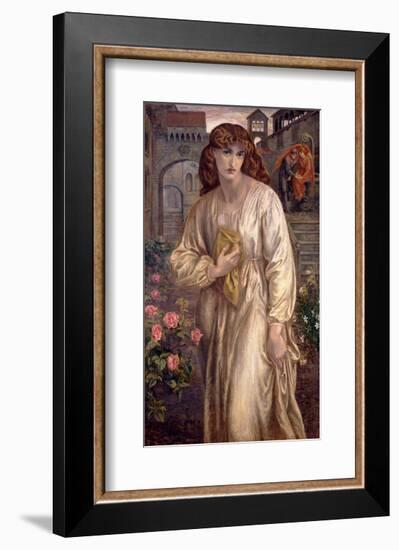 Salutation of Beatrice, 1880-82-Dante Gabriel Rossetti-Framed Art Print