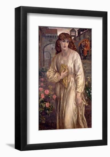 Salutation of Beatrice, 1880-82-Dante Gabriel Rossetti-Framed Art Print