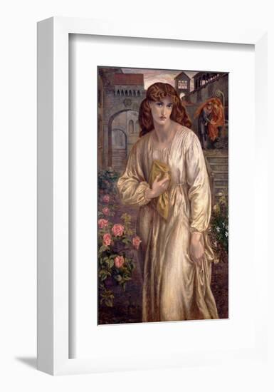 Salutation of Beatrice, 1880-82-Dante Gabriel Rossetti-Framed Art Print