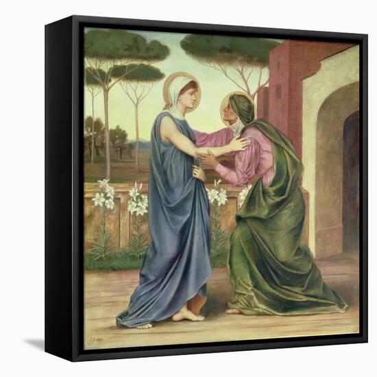Salutation or the Visitation, 1883-Evelyn De Morgan-Framed Premier Image Canvas