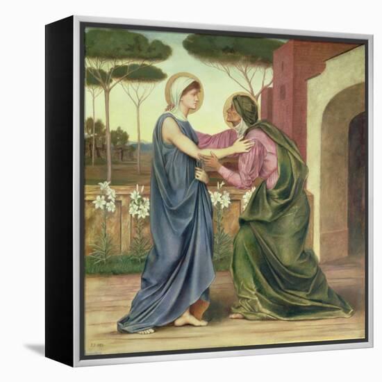 Salutation or the Visitation, 1883-Evelyn De Morgan-Framed Premier Image Canvas