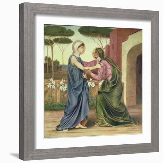 Salutation or the Visitation, 1883-Evelyn De Morgan-Framed Giclee Print