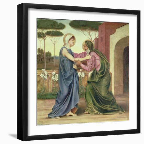 Salutation or the Visitation, 1883-Evelyn De Morgan-Framed Giclee Print