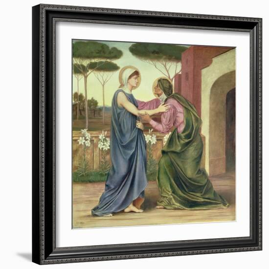 Salutation or the Visitation, 1883-Evelyn De Morgan-Framed Giclee Print