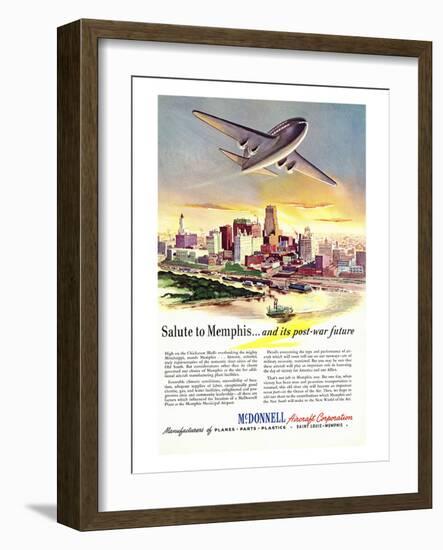 Salute to Memphis McDonnell-null-Framed Art Print