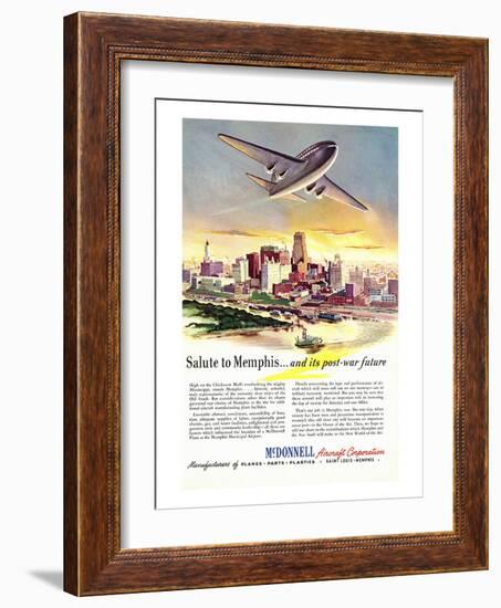 Salute to Memphis McDonnell-null-Framed Art Print