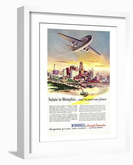 Salute to Memphis McDonnell-null-Framed Art Print