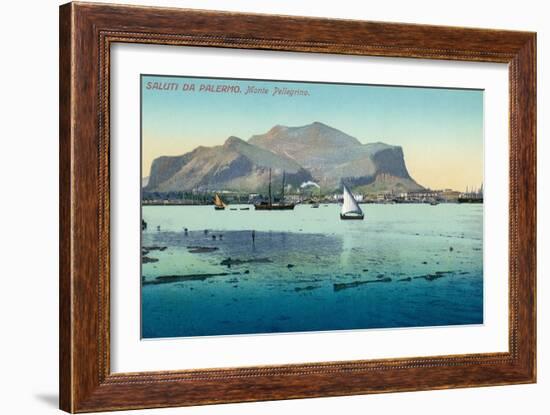 Saluti Da Palermo, Sicily, Italy-null-Framed Art Print