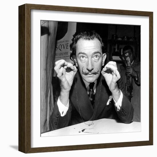 Salvador Dali 1956-null-Framed Photo