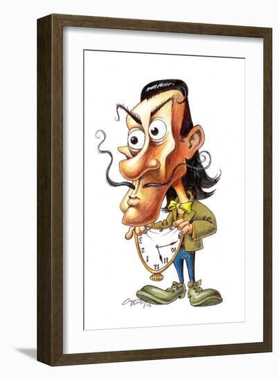 Salvador Dali, 2012-Gary Brown-Framed Giclee Print