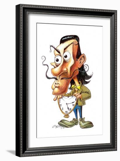 Salvador Dali, 2012-Gary Brown-Framed Giclee Print