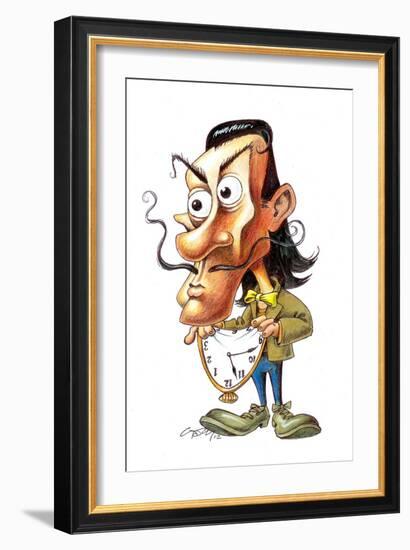 Salvador Dali, 2012-Gary Brown-Framed Giclee Print