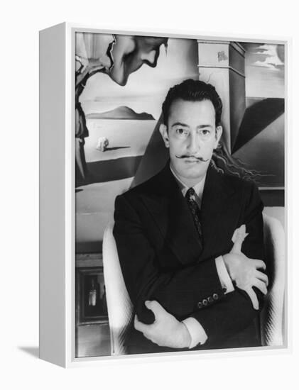 Salvador Dalí. Off Set From "Spellbound" 1945"-null-Framed Premier Image Canvas