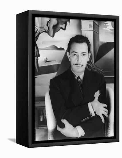 Salvador Dalí. Off Set From "Spellbound" 1945"-null-Framed Premier Image Canvas