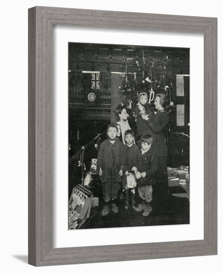 Salvation Army Christmas Treat for East End Children-Peter Higginbotham-Framed Photographic Print