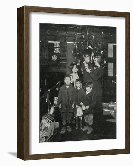 Salvation Army Christmas Treat for East End Children-Peter Higginbotham-Framed Photographic Print