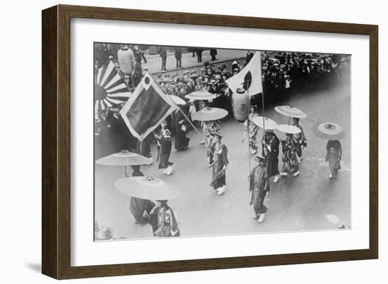 Salvation Army Parade Down the Streets of Tokyo-null-Framed Art Print
