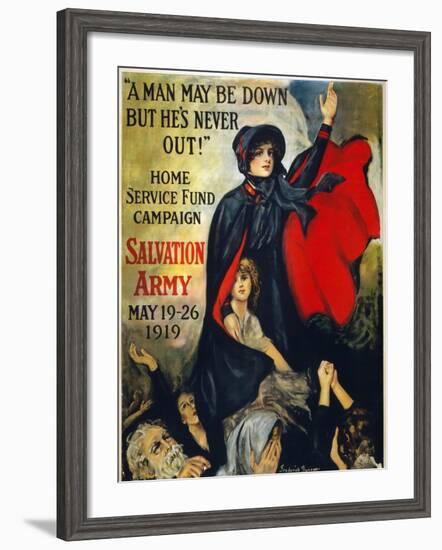 Salvation Army Poster, 1919-Frederick Duncan-Framed Giclee Print