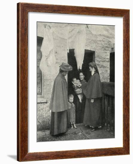 Salvation Army Slum Sisters on a Home Visit-Peter Higginbotham-Framed Photographic Print