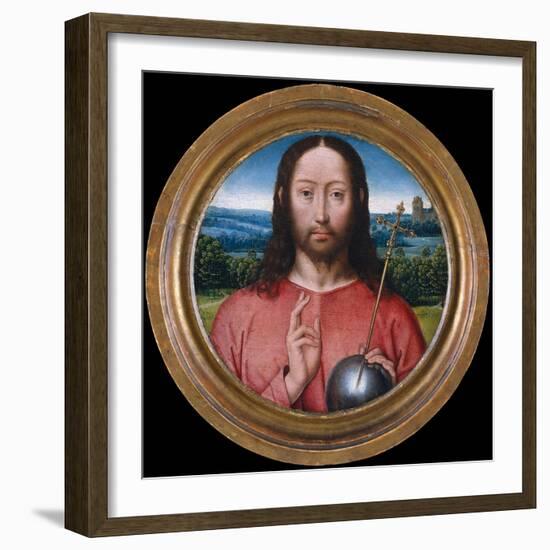 Salvator Mundi, 1475-99-Hans Memling-Framed Giclee Print