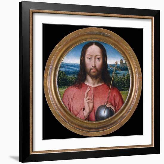 Salvator Mundi, 1475-99-Hans Memling-Framed Giclee Print