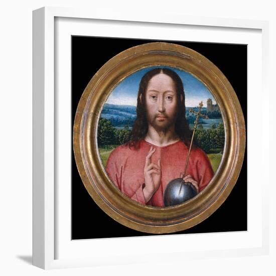 Salvator Mundi, 1475-99-Hans Memling-Framed Giclee Print