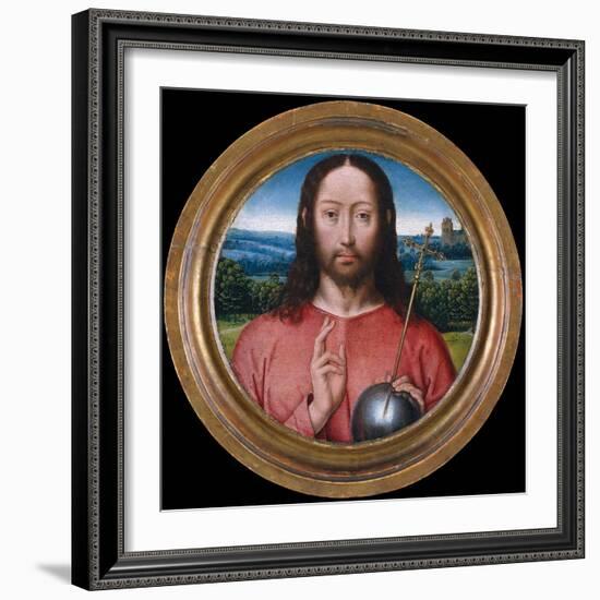 Salvator Mundi, 1475-99-Hans Memling-Framed Giclee Print