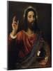 Salvator Mundi (Saviour of the World), C. 1570-Titian (Tiziano Vecelli)-Mounted Giclee Print