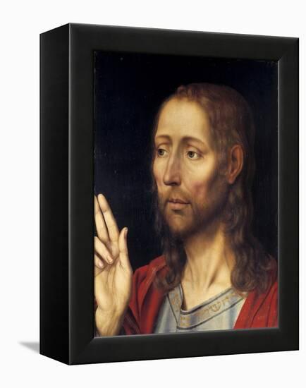 Salvator Mundi (Saviour of the World)-Quentin Massys-Framed Premier Image Canvas