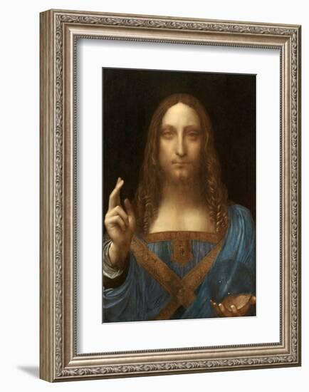 Salvator Mundi-Leonardo Da Vinci-Framed Art Print