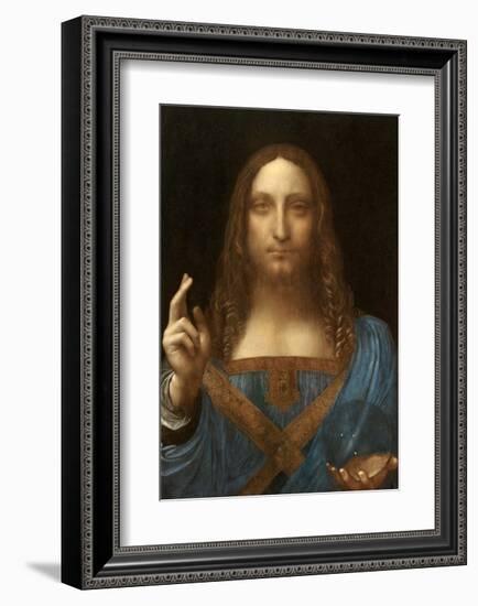 Salvator Mundi-Leonardo Da Vinci-Framed Art Print