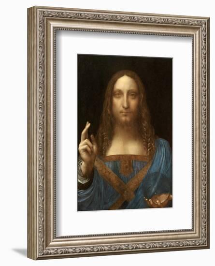 Salvator Mundi-Leonardo Da Vinci-Framed Premium Giclee Print