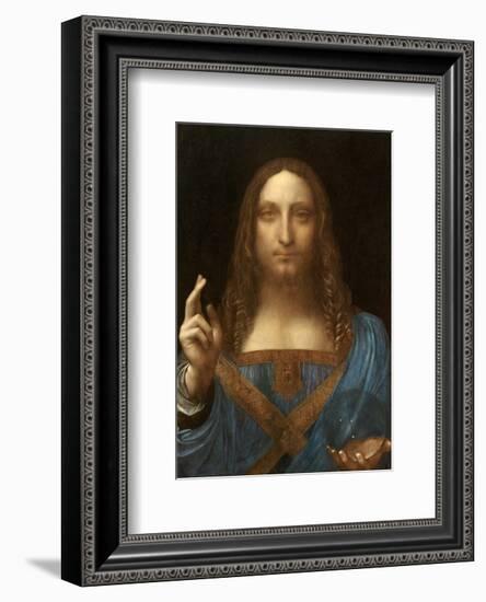 Salvator Mundi-Leonardo Da Vinci-Framed Premium Giclee Print