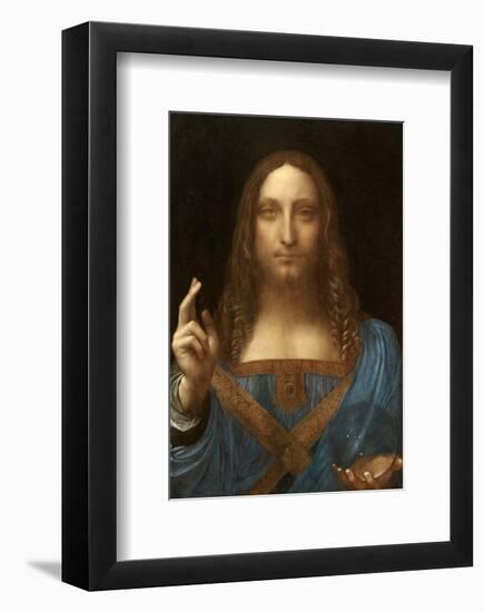 Salvator Mundi-Leonardo Da Vinci-Framed Premium Giclee Print