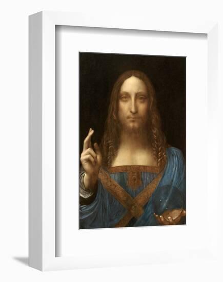 Salvator Mundi-Leonardo Da Vinci-Framed Premium Giclee Print