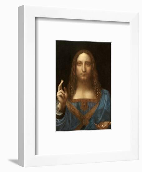 Salvator Mundi-Leonardo Da Vinci-Framed Art Print