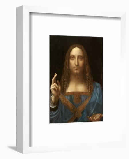 Salvator Mundi-Leonardo Da Vinci-Framed Art Print