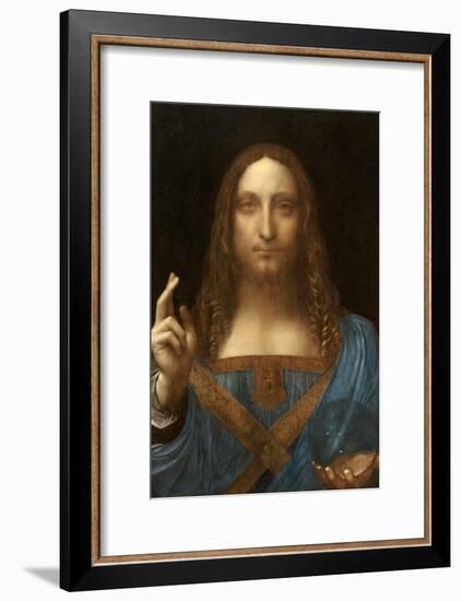 Salvator Mundi-Leonardo Da Vinci-Framed Art Print