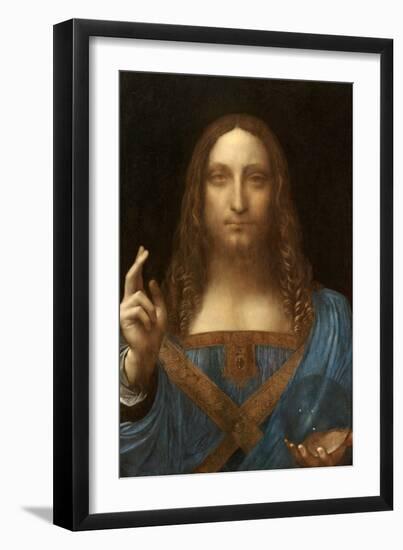 Salvator Mundi-Leonardo Da Vinci-Framed Art Print