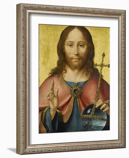 Salvator Mundi-Joos Van Cleve-Framed Giclee Print